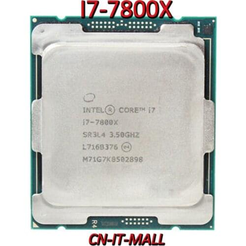 Intel I7-7800X 8.25M 6 Core 12 Thread LGA2066 3.5Ghz Processor for X299 board