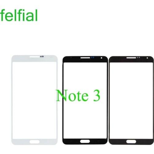 For Samsung Galaxy Note 3 N900 N9005 N900F Touch Screen Front Panel Glass Lens LCD Outer Replacement