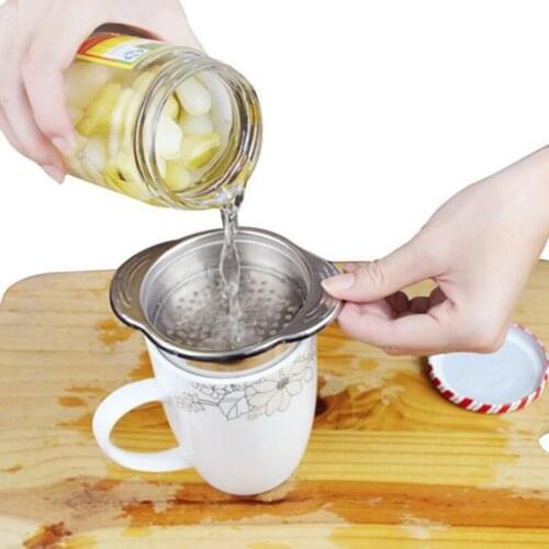 Stainless Steel Food Can Strainer Sieve Tuna Press Lid Oil Remover Drainer Can Water Filter Colander Kichen Tool Home Gadgets
