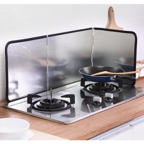 Kitchen Foldable Anti Splatter Shield Guard Frying Oil Splash Protection Screen Kitchen Tool Gas Stove Cooking Oil Proof Baffle