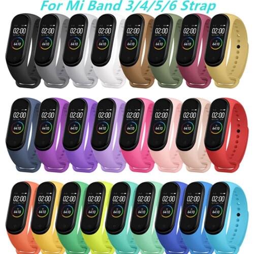 Bracelet for Xiaomi Mi Band 5 4 3 Sport Strap Replacement Wristband Mi Band 4 mi band 5 Wrist Strap For Xiaomi Mi Band 4 3 band