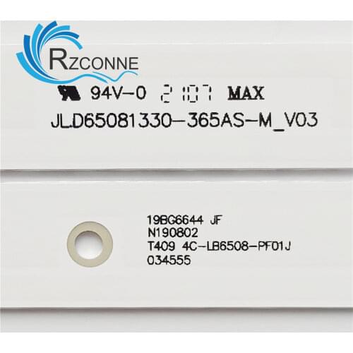 LED Backlight strip 8 lamp For TCL 65"TV JL.D65081330-365AS-M_V03 65S421LCAA 4C-LB6508-PF02J 65S421 65S425TACA 65S4LEAA 65S425