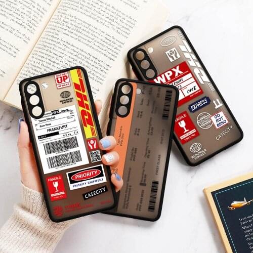 S21 Ultra Case DHL Express Case For Samsung S20 FE Case On Samsung S21 Ultra S10 Plus S9 Note 20 10 8 9 S8 S10e S 21 Matte Cover