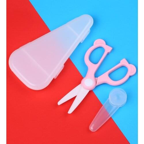 High Quality Baby Food Scissors Ceramic Mothers and Babies Supplies Baby Food Scissors Baby Feeding Helper Kitchen Tool for Baby