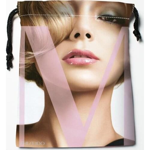 Custom ANNA TSUCHIYA Drawstring Bags Printed gift bags 18*22cm Travel Pouch Storage Clothes Handbag Makeup Bag
