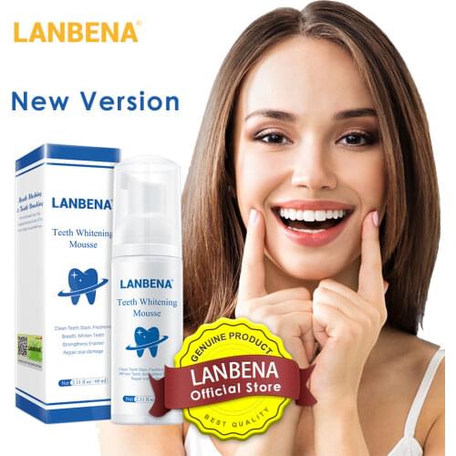 LANBENA Teeth Whitening Mousse Toothpaste Tooth-Cleaning Fresh Shining Bad Breath Teeth Cleaning Tooth Dental Tool
