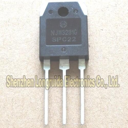 10Pairs NJW1302G NJW1302 + NJW3281G NJW3281 TO-3P 15A 250V 150W NPN PNP Silicon Power Transistor