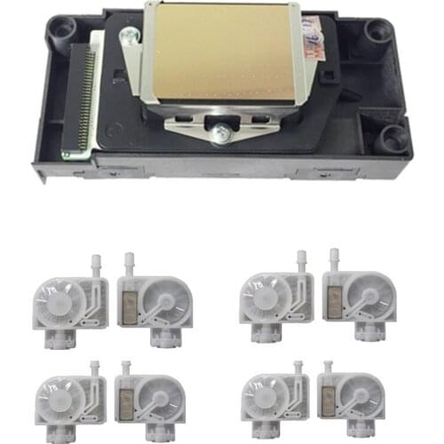 100% new and original For Epson DX5 F187000 Printhead DX5 Gold Face Print Head For Epson Stylus Pro 4880 7880 9880