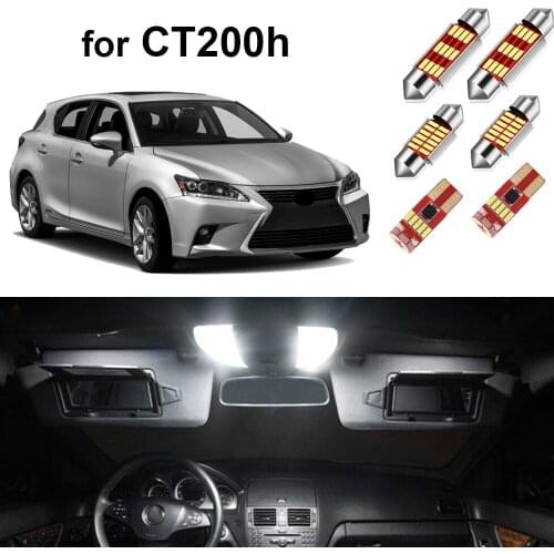 12Pcs Canbus Car Led Interior Light Kit For Lexus CT200h 2011-2015 2016 2017 Led Bulb Canbus No Error