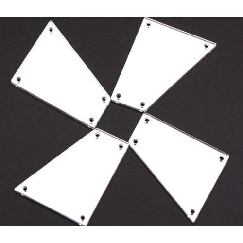 27*33MM Sewn Rhinestones Acrylic Flat Back Strass Sewing Mirror Stones Top Quality Crystal Applique On Clothes 20/50pcs