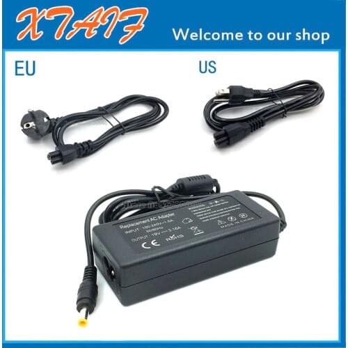 EU/US Plug 19V 3.16A AC/DC Power Supply Adapter for Samsung NP300E5A NP300E5A-A01U NP300V5A NP350U2B Laptop Charger