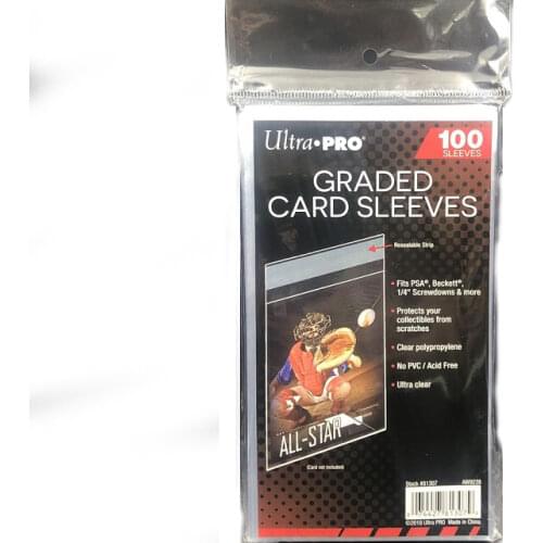 100pcs/Bag Ultra PRO 260Pt 360Pt Sealed Card Sleeves Protector For Collections Cards Card Holder Card Bricks 96*146mm