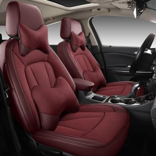 Custom car seat cover leather for auto suzuki alto cultus landy liana splash vitara car Interior auto accessories good pink blue