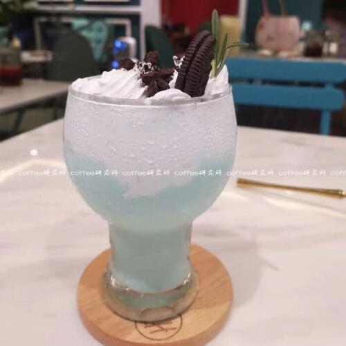 Creative Transparent Glass Cup Dessert Yogurt Modern Beer Cute Juice Glass Cup Ice Cream Carafe En Verre Drinkware DE50BZ