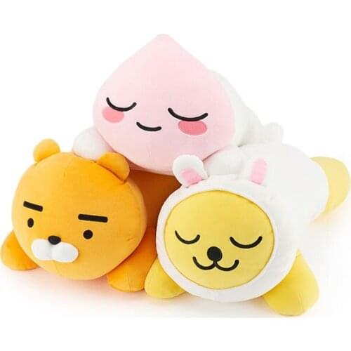 Cute Ryan pillow plush Korean anime doll Ryan Apeach Muzi plush kawaii sofa decoration pillow pillow for girlfriend gift