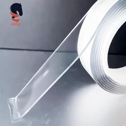 Nano Double Sided Tape Improvement Transparent No Trace Acrylic Reuse Waterproof Adhesive Tape