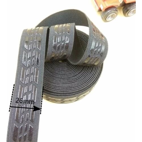 New 26mm Silicone Width 1.6cm Non Slip Elastic Band 5M/Lot For Sewing DIY Strap Elastic Sports Product Garment Belt Accessories