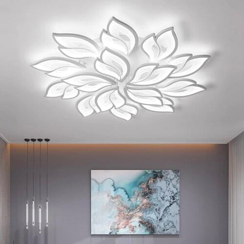 LED Chandelier Indoor Lighting Lustre chandeliers Ceiling With Remote Control Lustres Living Room Bedroom kitchen Fixture Light