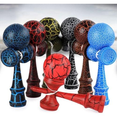 Regular Professional Kendama Ball Wooden Toys Outdoor Skillful Juggling Ball Toy Stress Ball Early Education Toys for Kids