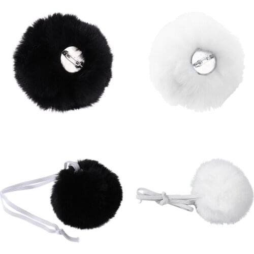 Sexy Bunny Girl Cosplay Props Bunny Ears Headband Rabbit Collar Bow Ties Cuffs Bunny Tail Ball Halloween Party Costume Accessori