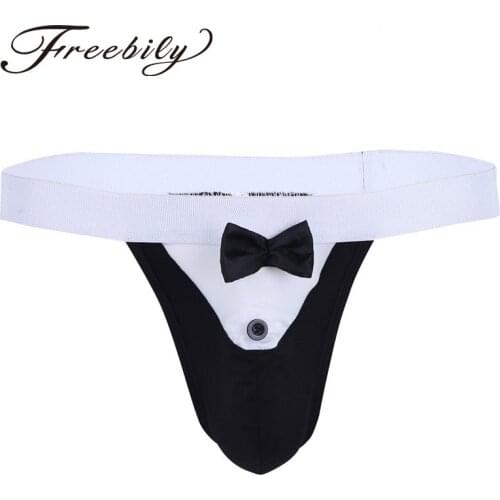 Sexy Men Lingerie Briefs Sissy Panties Gay Underwear G-string Thongs Lenceria Hombre Breathable Low-Rise Sissy Panties Underwear