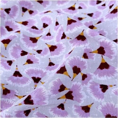 Width 59" Fashion Simple Jacquard Cotton Linen Fabric By The Half Yard For Dress Shirt Cheongsam Material