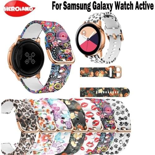 Silicone sport watch band For Galaxy watch active smart watch strap For Samsung Galaxy 42mm Gear S2 watch Replacement Bracelet