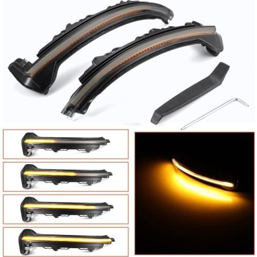 LED Dynamic Turn Signal Light Sequential Blinker LED Side Mirror Lamp for Audi TT TTS TT RS MK3 8S 2015-2020 R8 2016-2020