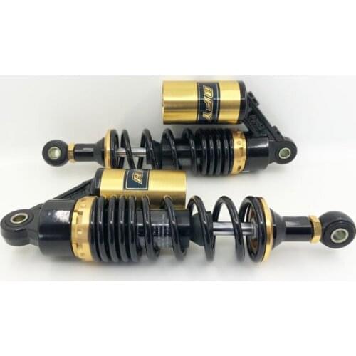 New Pair 11" 280mm Round Ends Air Gas motorcycle Shock Absorbers Universal Fit For Honda Suzuki Kawasaki Yamaha