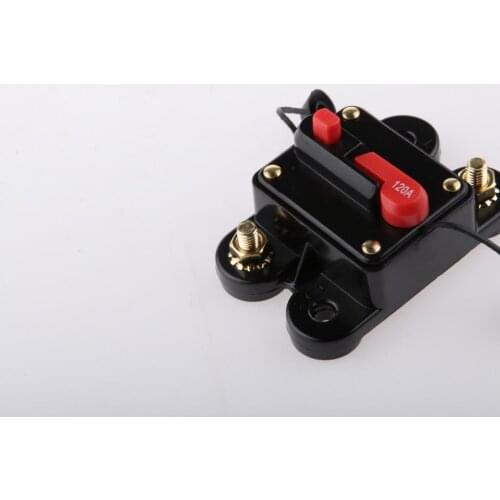 Waterproof 120 Amp Manual Reset Circuit Breaker 12v/24v Car Auto Boat Fuse