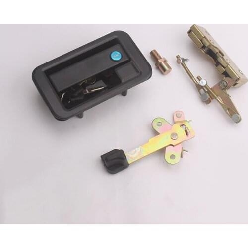 Excavator Parts Door Lock Block Assembly Inner Outer Handle SK50 55 60C