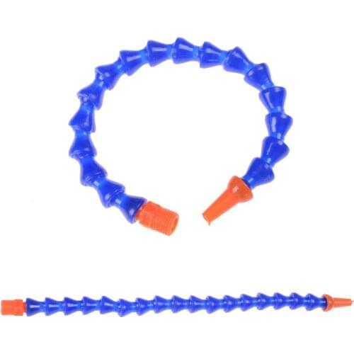 1 pcs 1/4 Spark Plug Tube Condenser Universal Lathe Plastic Flexible Adjustable Water Oil Coolant Pipe Hose Round Nozzle 300mm