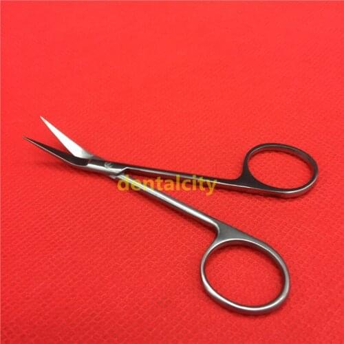 1PCS Stainless steel fine scissors Septum shears Cosmetic nose plastic surgery instrument tools