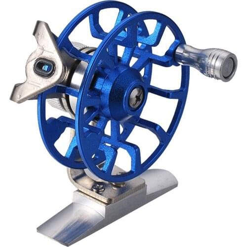 50mm Ice Reel CNC-Machined Aluminum Alloy Right Handle Winter Fishing Reel
