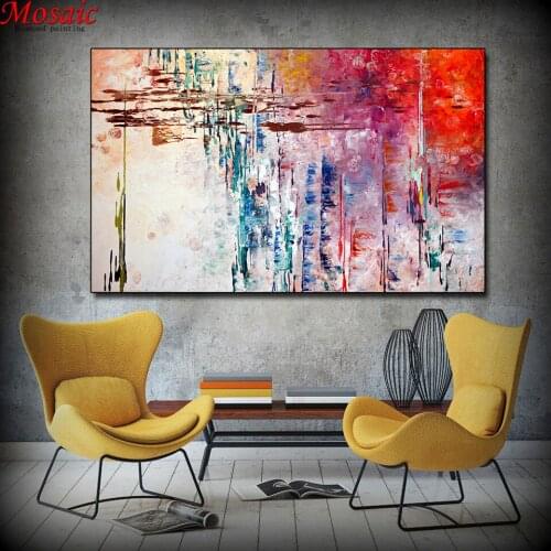 New arrival DIY Diamond Abstract Painting Colorful art Full Drill Diamond Painting Cross Stitch Kits Decor Diamond Embroidery