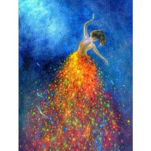 5D DIY Diamond Painting Full Square/Round Drill "Dancing Girl" 3D Rhinestone Embroidery Cross Stitch Gift Home Decor