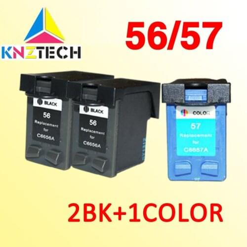 3pcs ink cartridge compatible for 56 57 Officejet 4110 4255 4256 5510 5608 5609 5610 6110 printer
