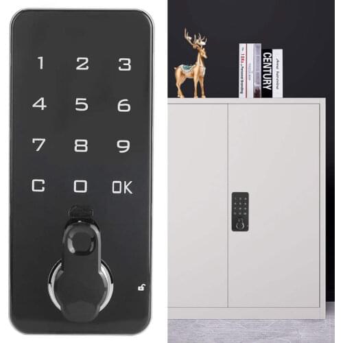 4-15 Digits Combination Password Lock Electronic Touching Screen File Cabinet Lock Gym Office Smart Electronic Lock