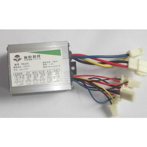 350W DC 24V brush motor speed controller, speed control, electric bicycle controller,Electric scooter atv brush controller