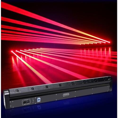 8 eyes laser lights 700mw red moving head laser light laser dmx professional stage dj equipment