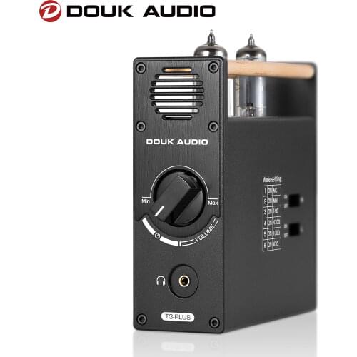 Douk Audio T3 Plus Mini Vacuum Tube MM / MC Phono Preamp for Turntables Stereo Pre-Amplifier Headphone Amp