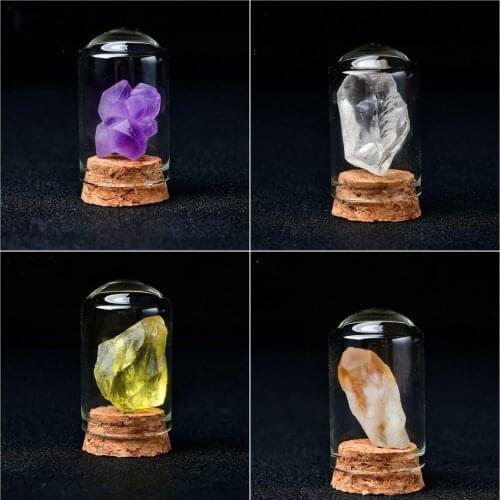 Natural Crystal Ore Specimens Stone Ornaments Mineral Crystal Collectibles Childrens Science Teaching Gifts Home Decoration