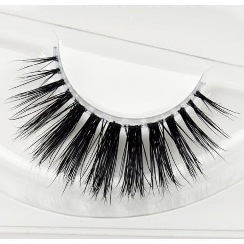 Mink Eyelashes Invisible Band Lashes Natural 3D Mink False Eyelash Full Strip Eye Lashes Hand Made Lashes Cilios Posticos