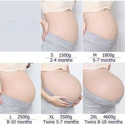 New Silicone Artificial Fake Belly Maternity Props Male and Female Cosplay Stage Performers Pregnant Pregnant Women Belly