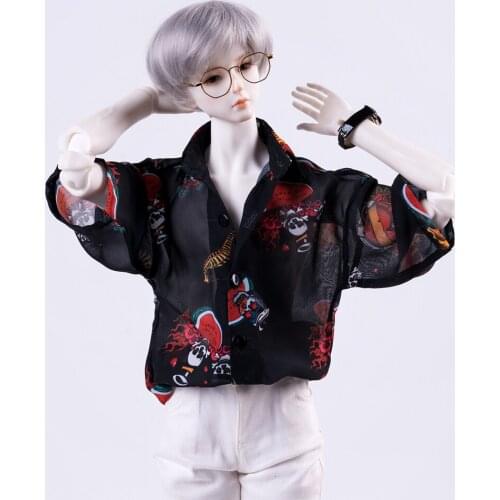 1/4 1/3 Scale BJD Accessories Doll Clothes Romantic Loose Shirt Top for BJD/SD MSD SD13 SD17 SSDF Uncle.Doll not included C786