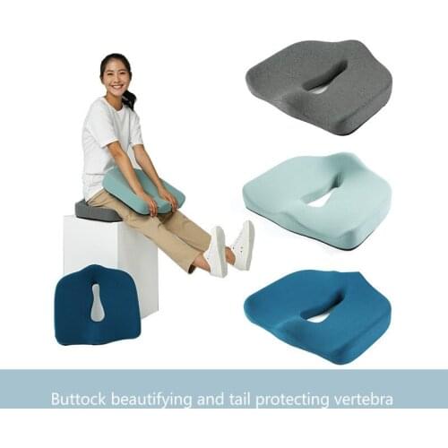 Cushion summer office memory cotton breathable cushion for pregnant women, students and drivers hollow sponge cushion