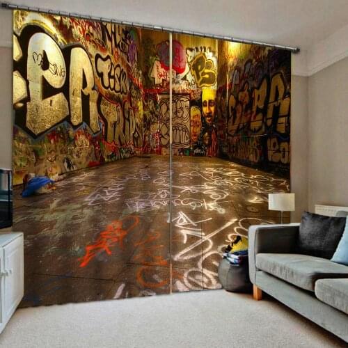 Custom curtains Dynamic curtains Beautiful Photo Fashion Customized 3D Curtains stereoscopic curtains