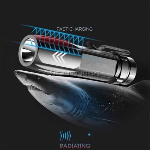 Portable T6 COB LED Flashlight Waterproof Tactical USB Rechargeable Camping Lantern Focus Torch Light Lamp Night Lights