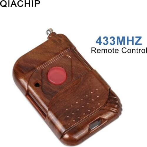 QIACHIP 433mhz Smart Home Remote Control Switch RF Relay Transmitter DC 12V Push Button Receiver 433 Mhz Remote Control Switch