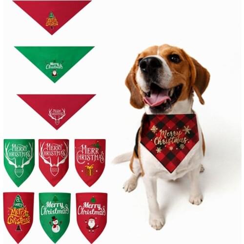 Merry Christmas Dog Scarf Christmas Decorations for Home 2020 Navidad Christmas Decor Christmas Decoration New Year Decor 2021